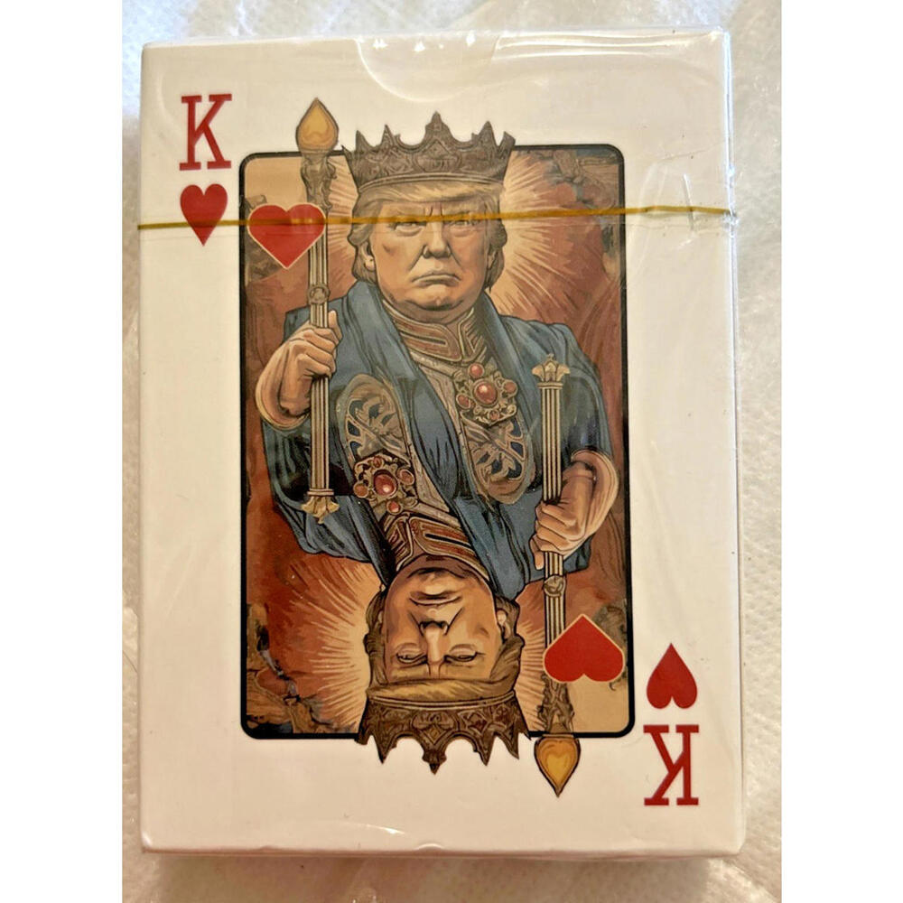 END THE WOKENESS: Trump Playing Cards with Biden Joker - Sealed ☮️